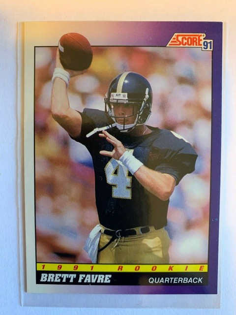 1991 Score 611 Brett Favre Rookie Card EBay
