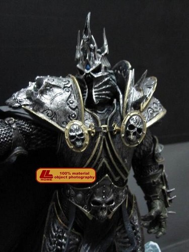 Hot Juego WOW DC7 EL REY EXÁNIME Arthas Menethil Figura de Lujo Estatua Juguete Regalo - Imagen 3 de 11