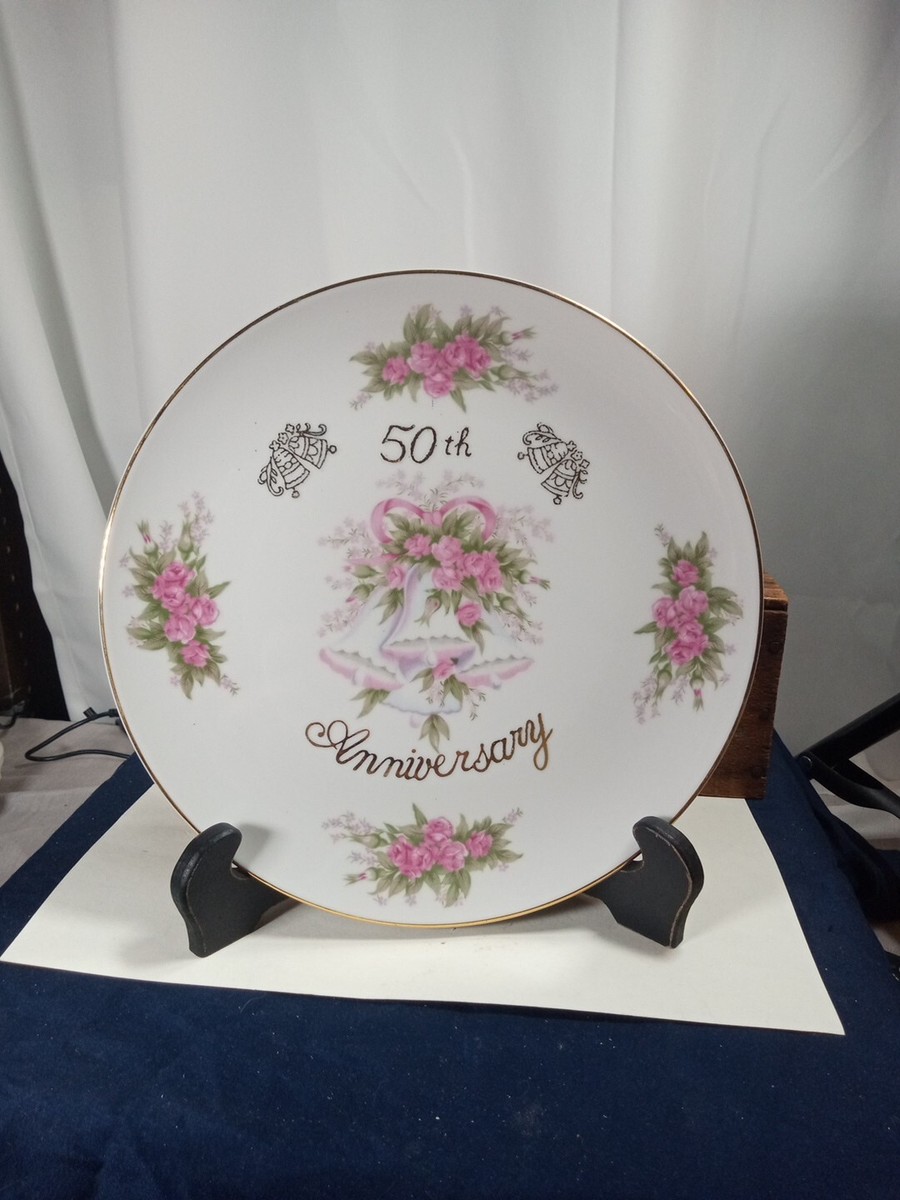 Vintage 50th Anniversary Commemorative Plate Japan | eBay