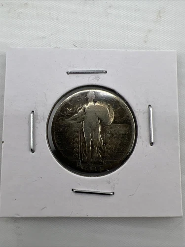 1928 Standing Liberty Quarter AG About Good 90% Silver 25c US Type Coin