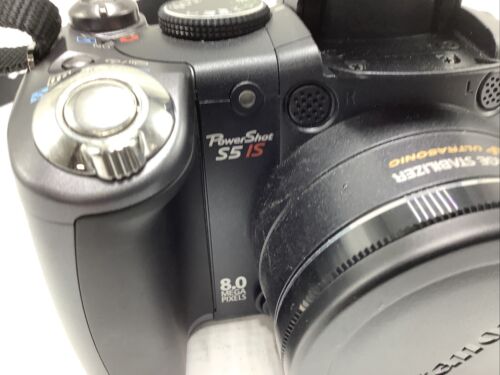 Canon PowerShot S5 IS 8.0MP Digital Camera W/ 8GB SD Card Tested - Picture 3 of 15