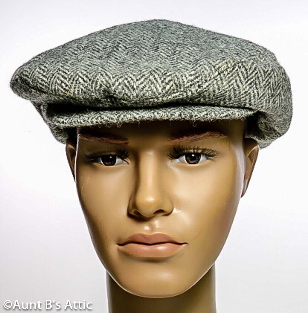 HIGHER×HARRIS TWEED HERRINGBONE BERET Beige_Herringbone_Harris_Tweed
