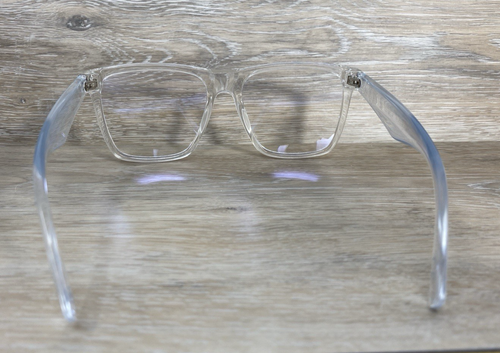 Foster Grant Jonie Clear Eyeglass Frames Only DG0420 Oversized Square 55-18-145 - Picture 5 of 9