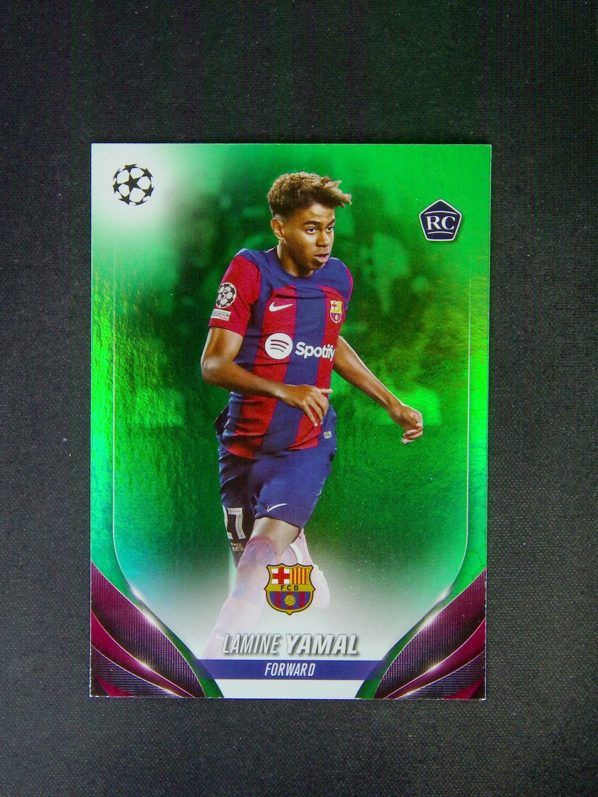 2023-24 Topps UEFA Lamine Yamal #64 RC Rookie Green /99