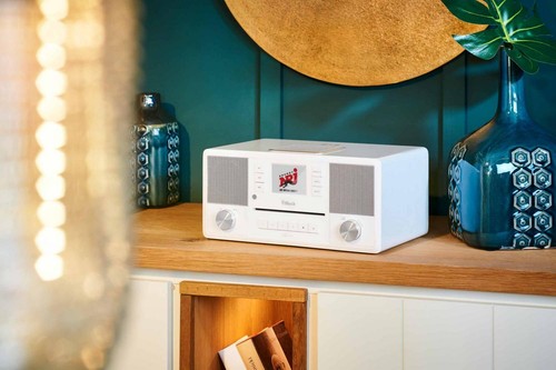 Block Audio Aurora All in one Gerät Streaming Radio Bluetooth CD Player weiß - Bild 3 von 5