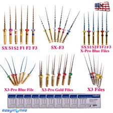 10pks Dental Endodontic Rotary Files X3 Pro X-Taper Niti Endo Engine File25/31MM