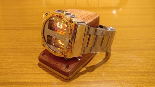 Nixie tube watch clock wrist watch self made IN-16, accelerometer. - Picture 4 of 12