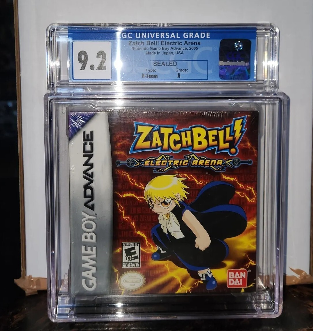 ZATCH BELL! Electric Arena GBA Game Boy Advance USA Konjiki no Gash