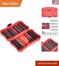 Durable 42-Piece Impact Driver Bit Set - Portable Case Included for Convenience