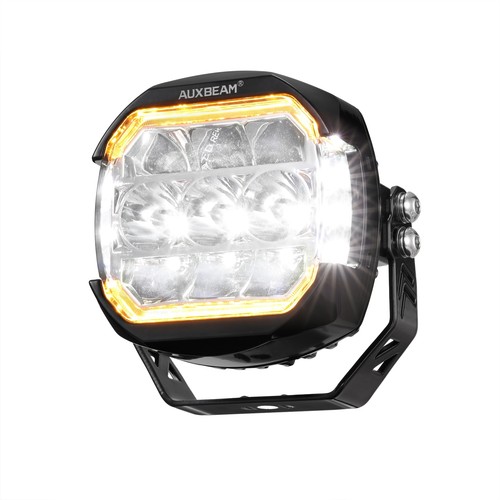 AUXBEAM 5 Inch 174W Spot Flood Combo LED Driving Light Pods w/ Double Side DRL - Picture 8 of 12