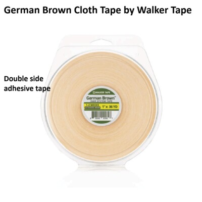 German Brown Cloth Tape 1 inch X 36 yard roll by Walker Tape