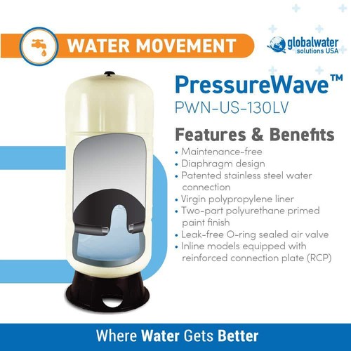Bladder Tank Water 35 Gal. Pressurized Well Tank Precharged Air Pump - Picture 2 of 8