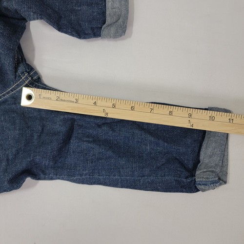 Gymboree Blue Denim Baby Toddler Girl's Jeans Embroidered Flowers Size 5 5S Slim - Picture 8 of 8