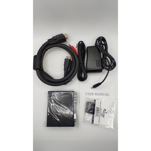 PC VGA + Audio L/R to HDMI Converter Adapter Computer Laptop Gaming 1080p HD
