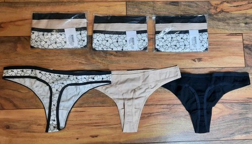 Lot Of 12 Auden Womens Cotton Thong Panties Underwear Size M 8-10 Multicolor - Picture 2 of 6