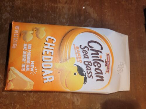 CHILEAN SEA BASS "Goldfish" Crackers **SOLD OUT FOREVER** Ships Quick! (1 Bag)