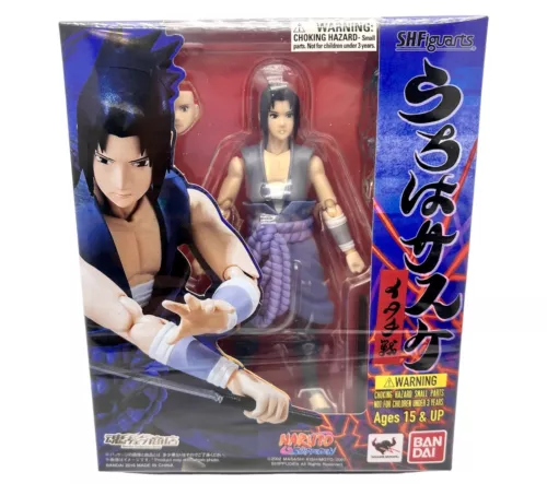 S.H. Figura de acción Figuarts Sasuke Uchiha Naruto BanDai Tamashii 2016 como nueva