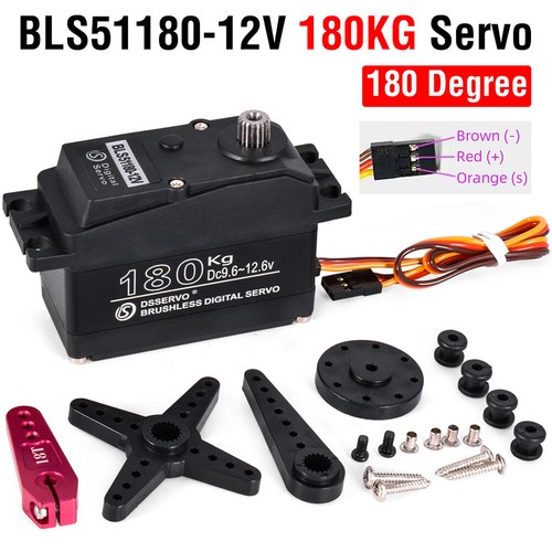 9IMOD 180kg Brushless Digital Servo 180°/270°High Torque for 1/5 RC Car Baja - Picture 23 of 26