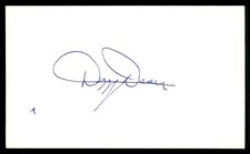 Dizzy Dean Walter Buck Leonard Baseball Index Card Signed Auto Autograph *g3