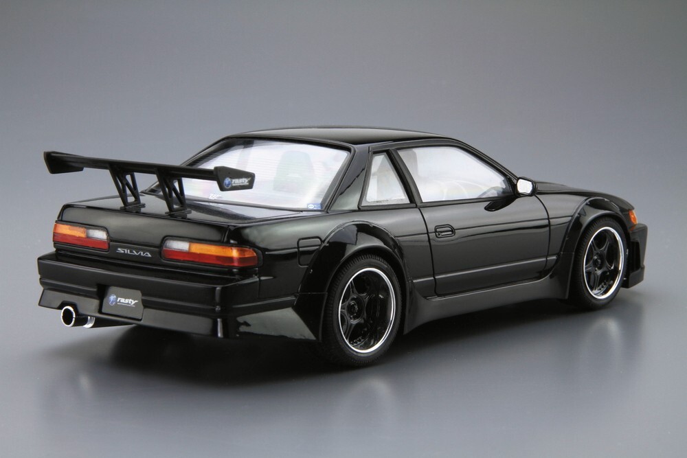 Aoshima The Tuned Car Series No.06 Nissan Silvia S13 Rasty 1/24 Scale Model kit