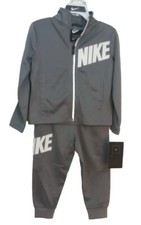 NIKE Boys 2 PieceTrack Suit Jacket/Pants Size 2T Gunsmoke/Gray New