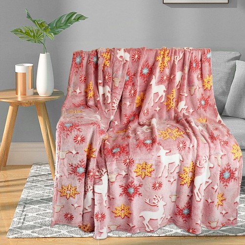 Unicorn Glow in The Dark Blanket, Unicorn Blanket for Girls/Kids Birthday Gift - Picture 36 of 106