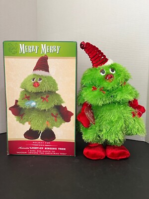 DanDee Dancing Sound Light Rockin' Around the Christmas Tree Animated *See Video