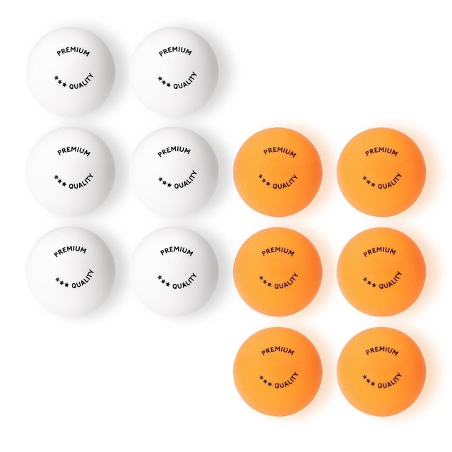 Tischtennisbälle 3 Sterne-Qualität 40 mm weiß orange Ping-Pong Ball Tischtennis Tischtennisbälle 3 Sterne-Qualität 40 mm weiß orange Ping-Pong Ball Tischtennis