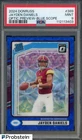 2024 Donruss Optic Preview Blue Scope #389 Jayden Daniels RC Rated Rookie PSA 9