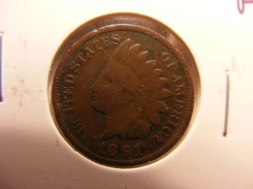 1891  1C BN Indian Cent FINE
