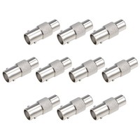 10 StüCk Legierung BNC Buchse Zu RCA Buchse Adapter Gerade Stecker
