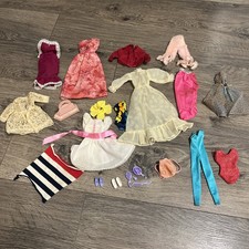 Vtg Barbie Doll Clothing lot dresses swimsuit long short 24 pcs