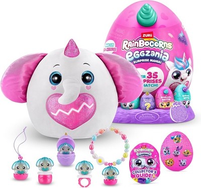 Rainbocorns Eggzania Surprise Mania Peanuts the Elephant - Collectible Plush -