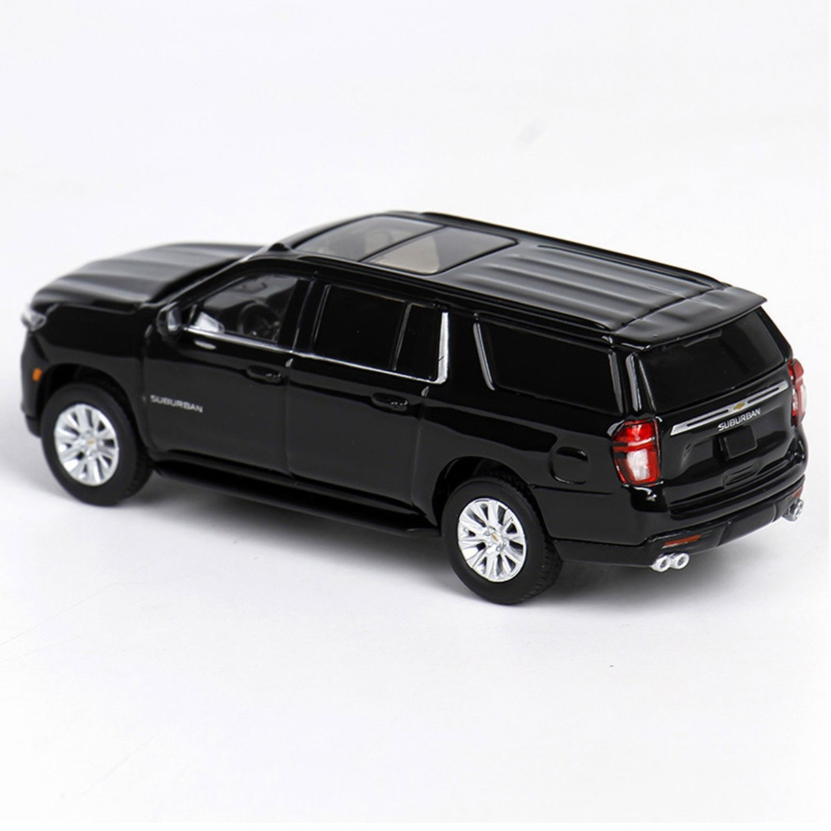 Chevrolet Suburban 1/64 Black Alloy Diecast - Limited Edition