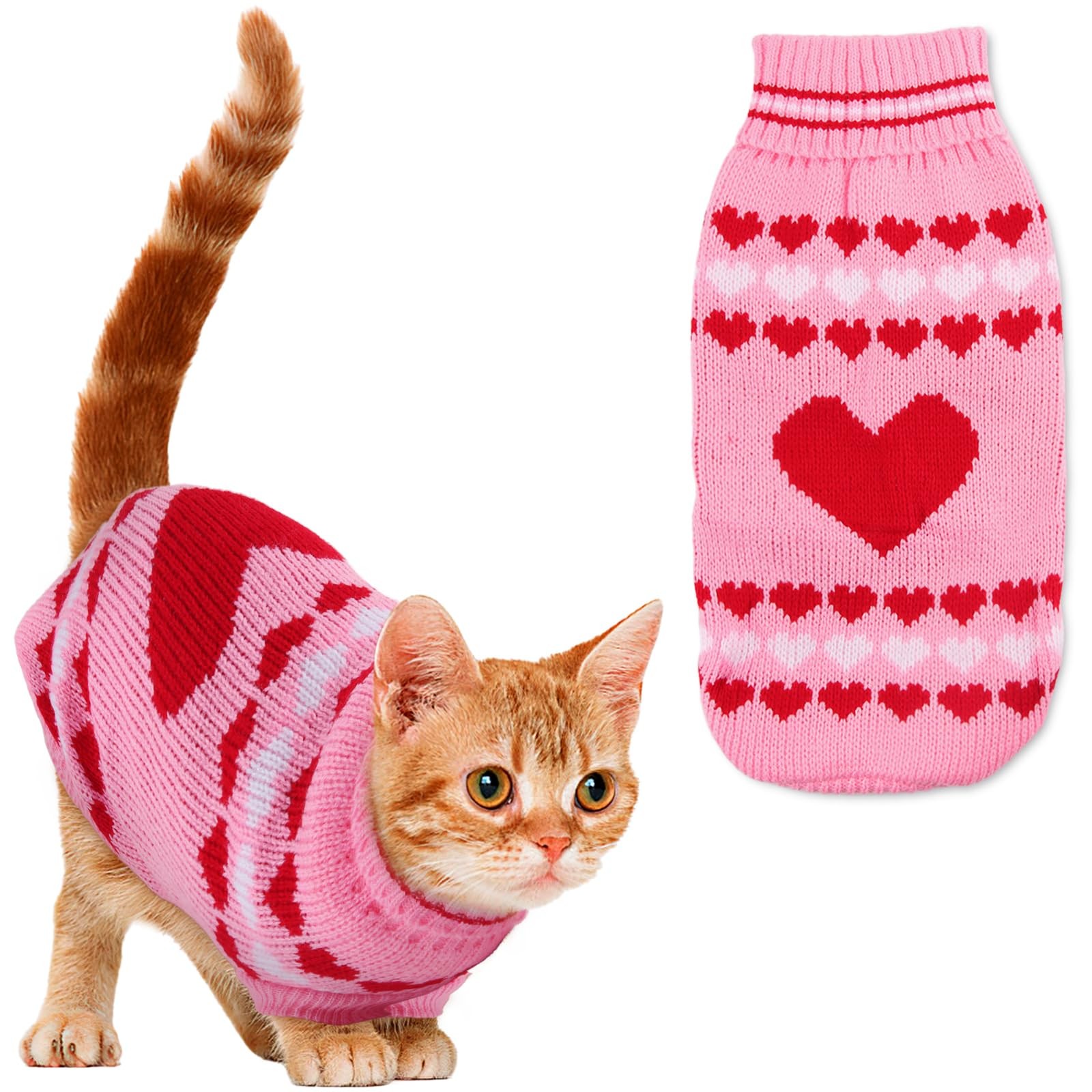 Pull pour chat thermique pour soirées d'hiver cocooning au salon tricot doux gris