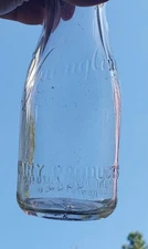1943 Yuengling Dairy Products Corp - Pottsville PA - One Pint (TREP) Milk Bottle