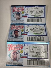 1999 Ohio Lottery Baseball Legends Ticket Used Tony Perez Cincinnati Reds