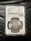 1885O Morgan Silver Dollar MS64 NGC A Real Stunner!