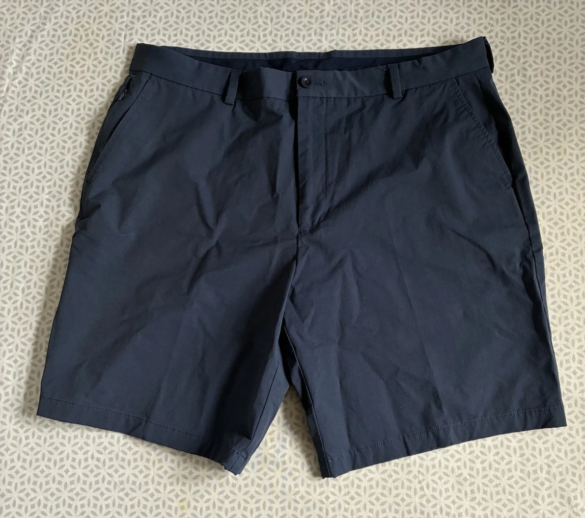 Vineyard Vines Shorts Mens 38 Blue Chino Flat Front On The Go Golf OTG
