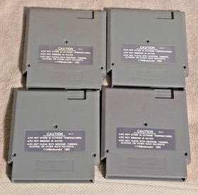 4 NES Nintendo Games! HYDLIDE DINO RIKI MARBLE MADNESS SUPER SPIKE V' BALL!