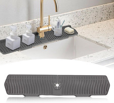 30 Inch Sink Splash Guard,Longer Silicone Sink Mat for Kitchen Bathroom,Kitch...