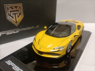 FeelsLike 1:43 Ferrari SF90 Stradale Yellow Hybrid Supermodel car
