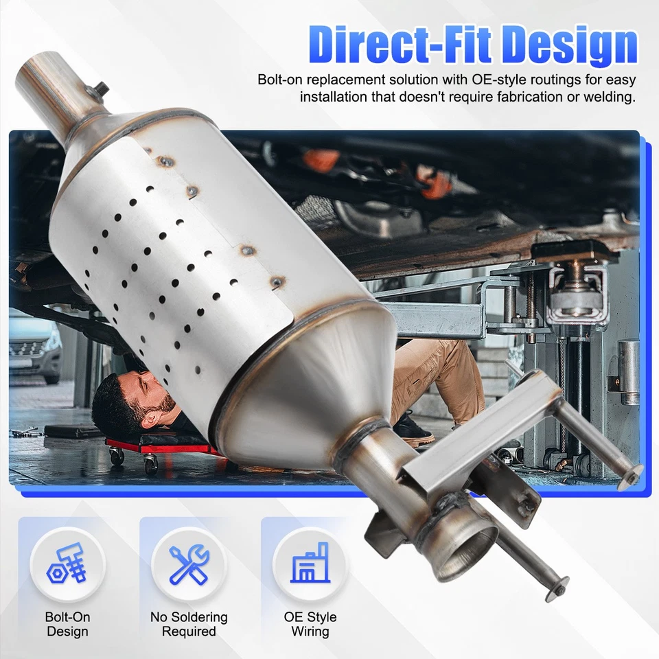 NEW Diesel Particulate Filter DPF For 2010-2013 Mercedes Benz Sprinter 2500 3500 Foto 2 de 4