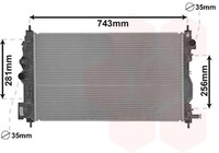 Van Wezel MotorküHler WasserküHler 37002599 FüR Chevrolet Cruze Orlando J300 Cdi