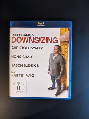 DOWNSIZING * Blu-ray * Matt Damon Christoph Waltz * Comedy