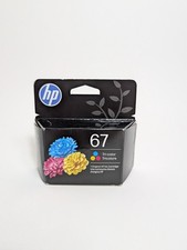 Genuine HP 67 Tri-Color Original Ink Cartridge 3YM55AN OEM New Sealed Exp 2028