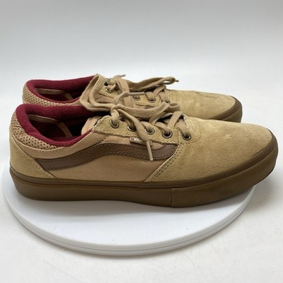 Vans Gilbert Crockett Pro Sneakers Mens 8.5 Brown 721454 Skate Casual Shoes