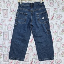 Vintage Y2K Levi's Signature Carpenter 28x23 Husky Jeans Blue Denim Baggy Kids