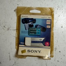 Sony Memory Stick Pro Duo MS-MT4G 4GB Blue MagicGate Memory Card - Sealed