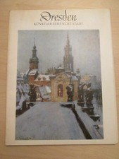 Dresden - K&uuml;nstler sehen die Stadt - DDR Bildmappe -VEB Verlag der Kunst Dresden